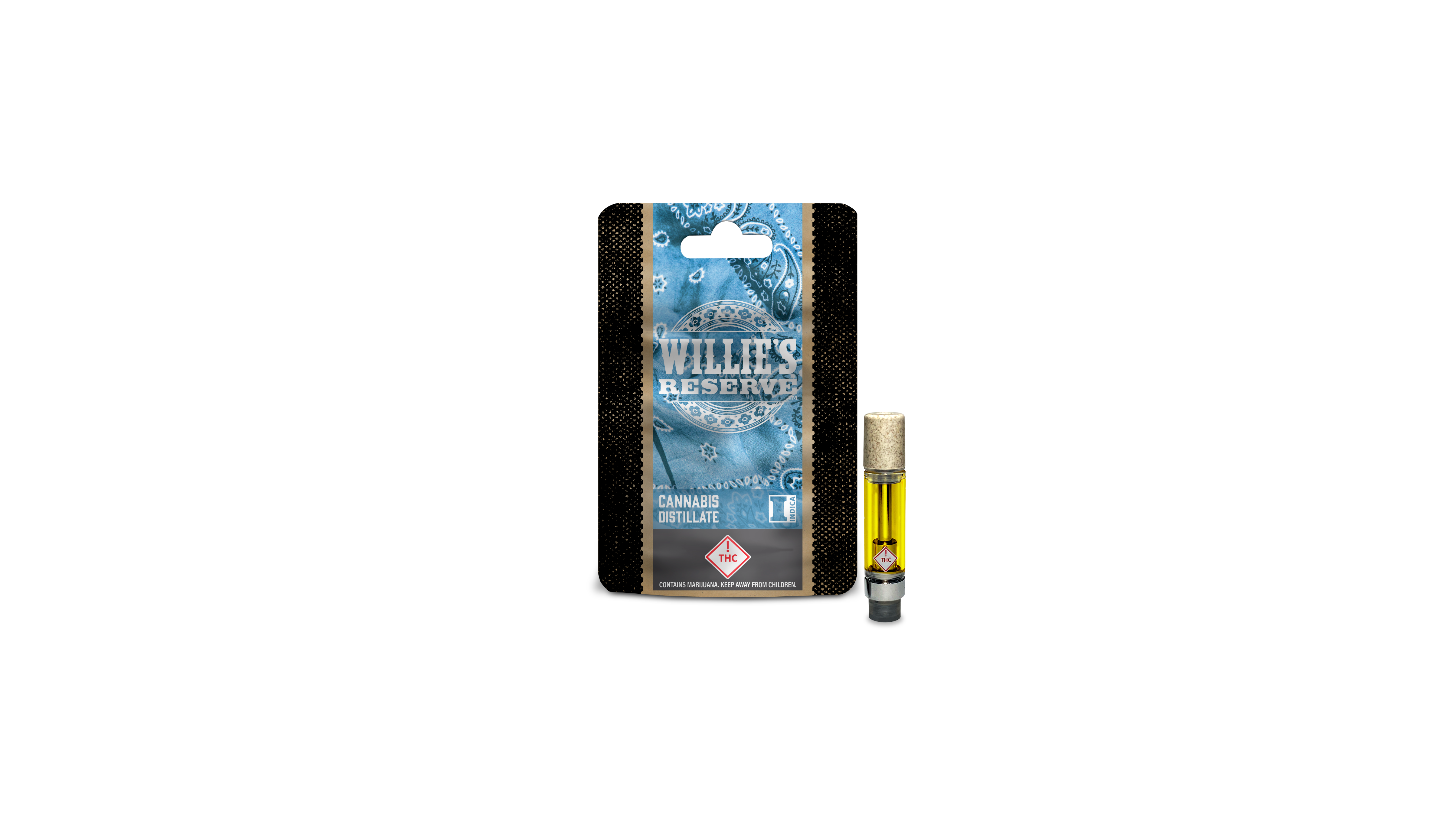WILLIE'S RESERVE - INDICA - LIVE RESIN CART - 0.5G